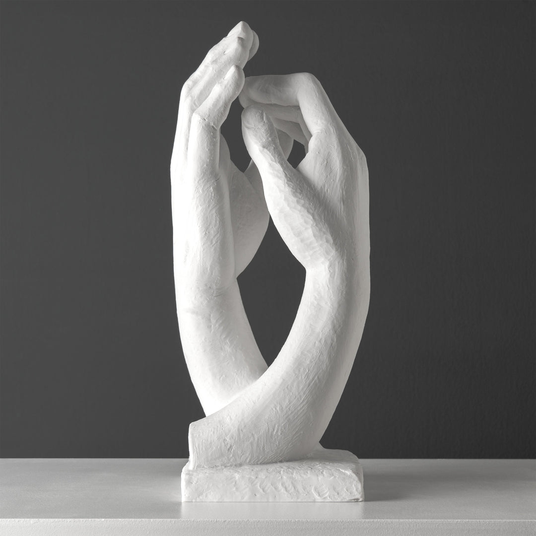 Estatua de la Mano de la Catedral de Rodin (Grande, Blanca)