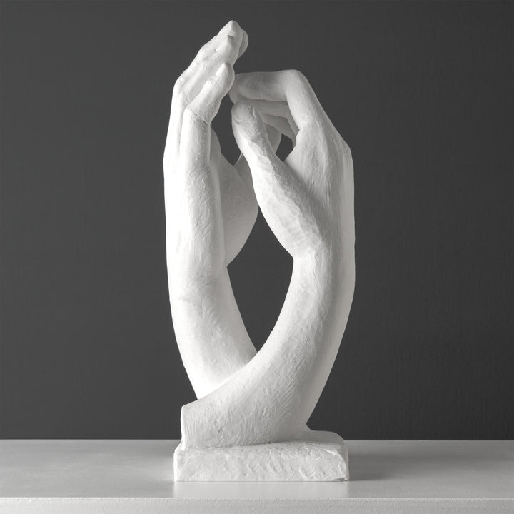 Estatua de la Mano de la Catedral de Rodin (Grande, Blanca)