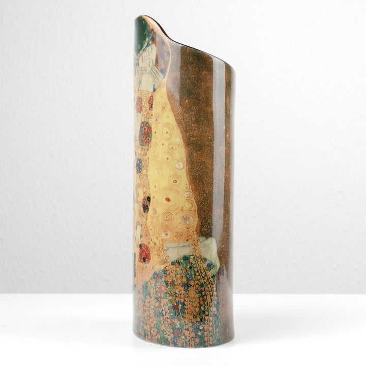 Jarrón de Cerámica "El Beso de Klimt"