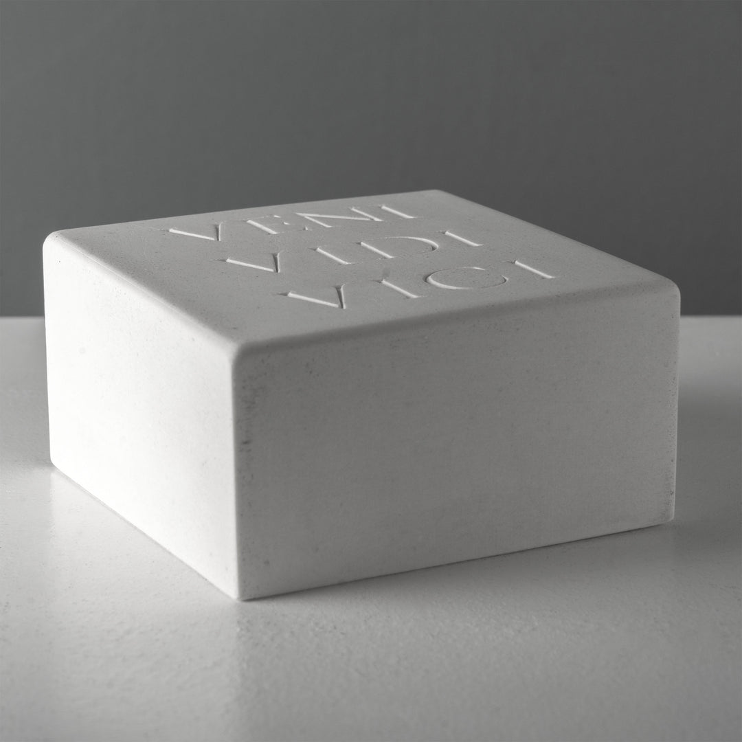 Sujetalibros Veni Vidi Vici – Escultura De Inscripción Romana