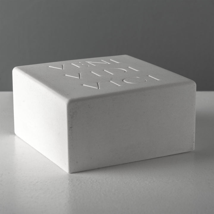 Sujetalibros Veni Vidi Vici – Escultura De Inscripción Romana