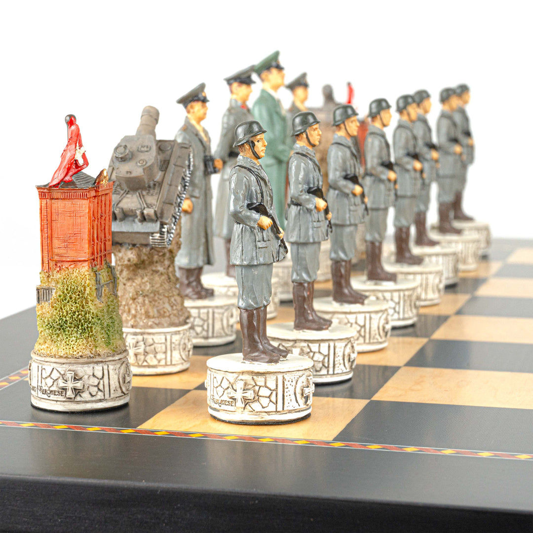 Juego de Ajedrez Temático de la Segunda Guerra Mundial