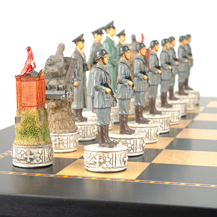 Juego de Ajedrez Temático de la Segunda Guerra Mundial