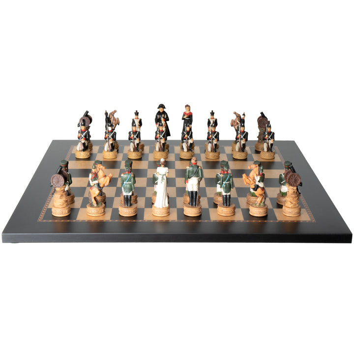 Juego de Ajedrez Temático Napoleón vs Rusos