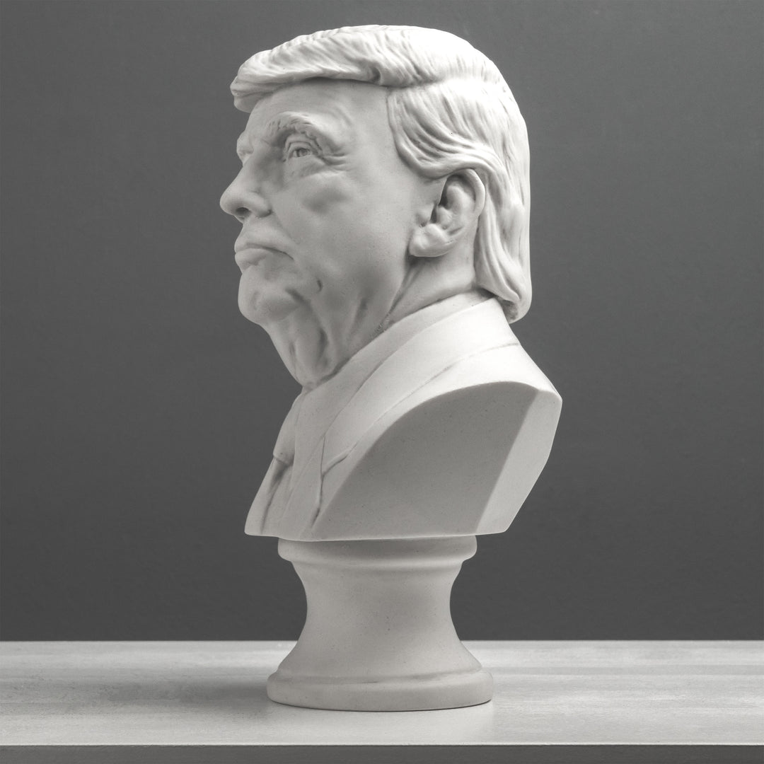 Escultura de busto de Donald Trump – 45.º presidente de los EE. UU.