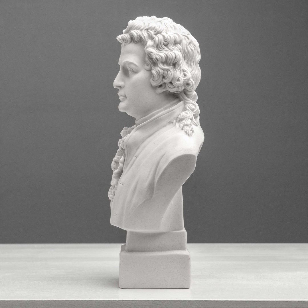Escultura de busto de Goethe – Poeta alemán en estilo neoclásico