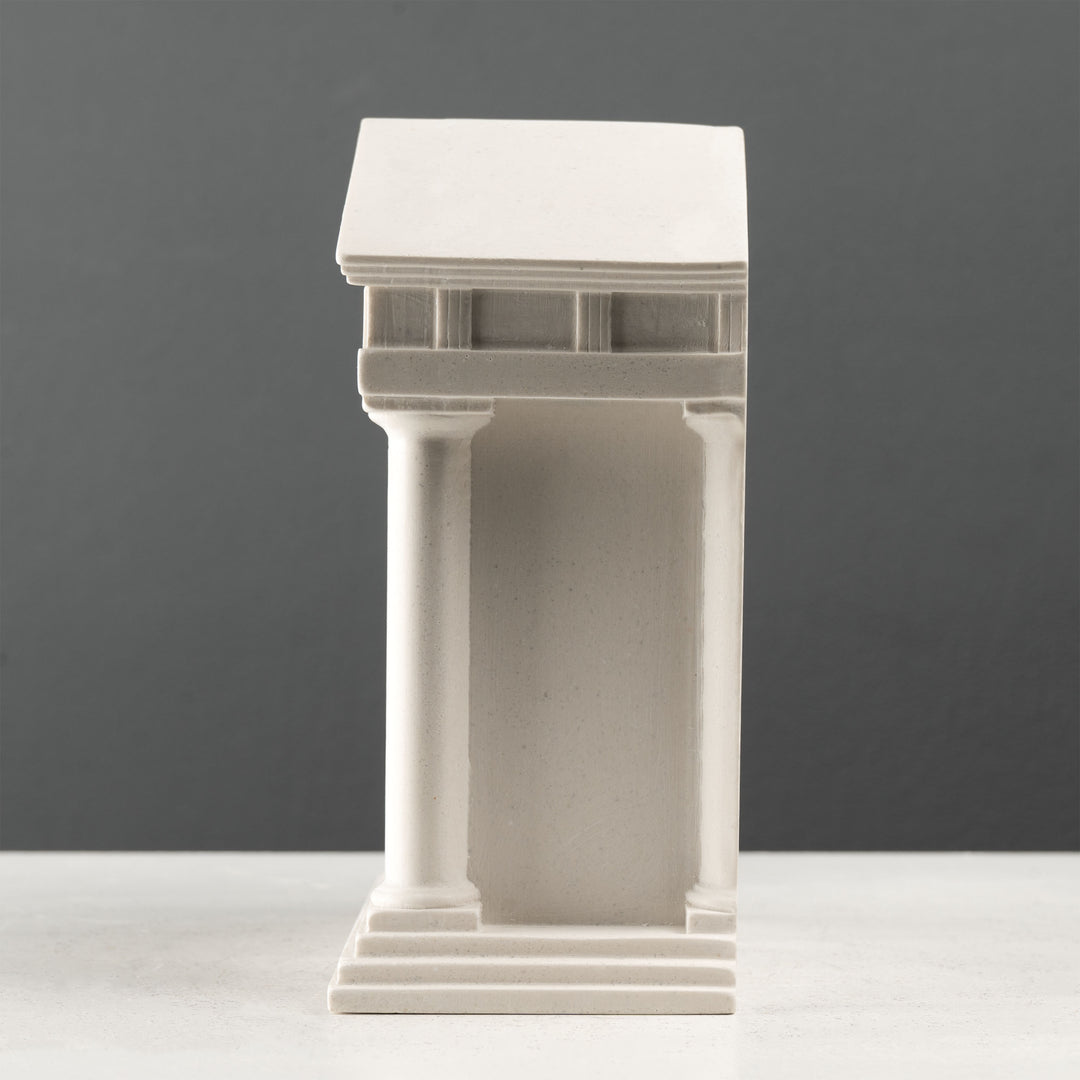 Sujetalibros Veni Vidi Vici – Escultura de templo romano