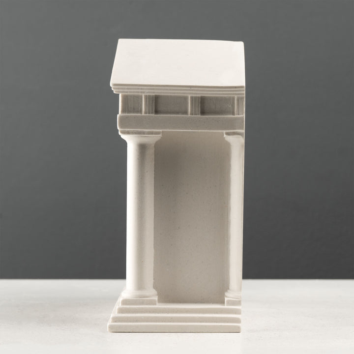 Sujetalibros Veni Vidi Vici – Escultura de templo romano