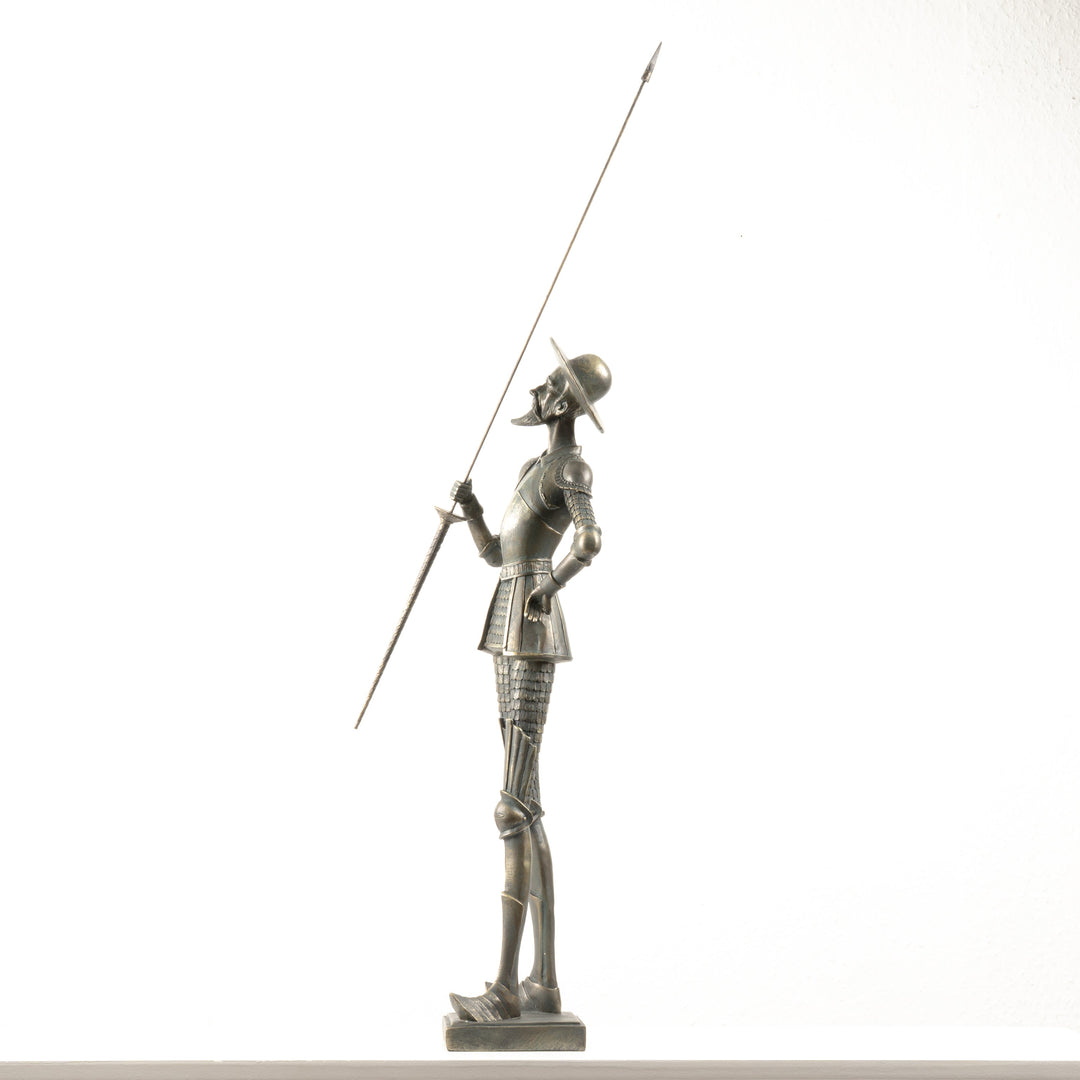Don Quijote de la Mancha Estatua (Escultura Decorativa con Acabado en Bronce)