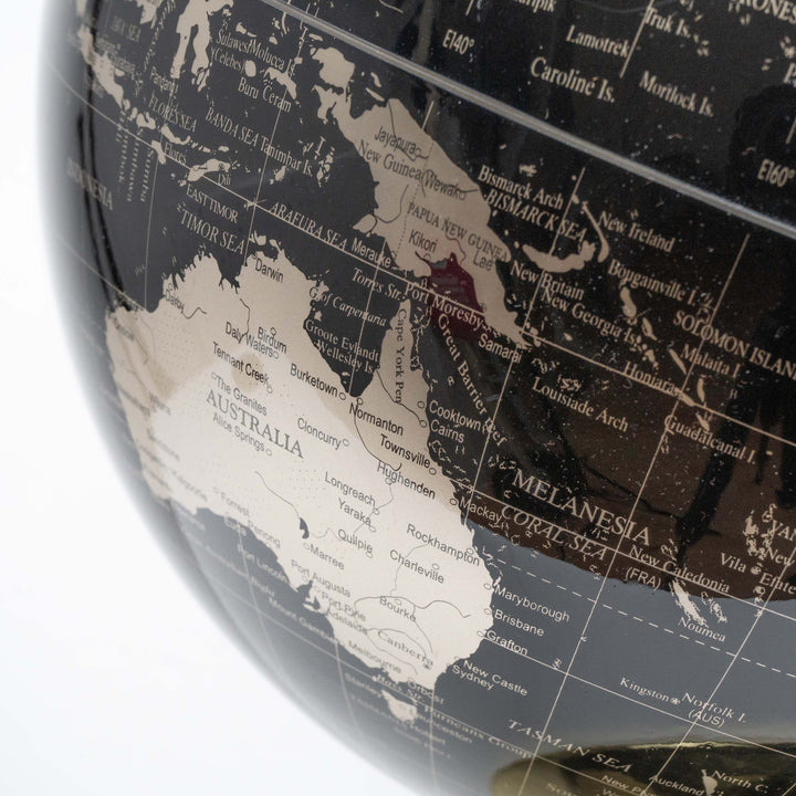 Globo de Oro y Negro (Decoración Moderna)