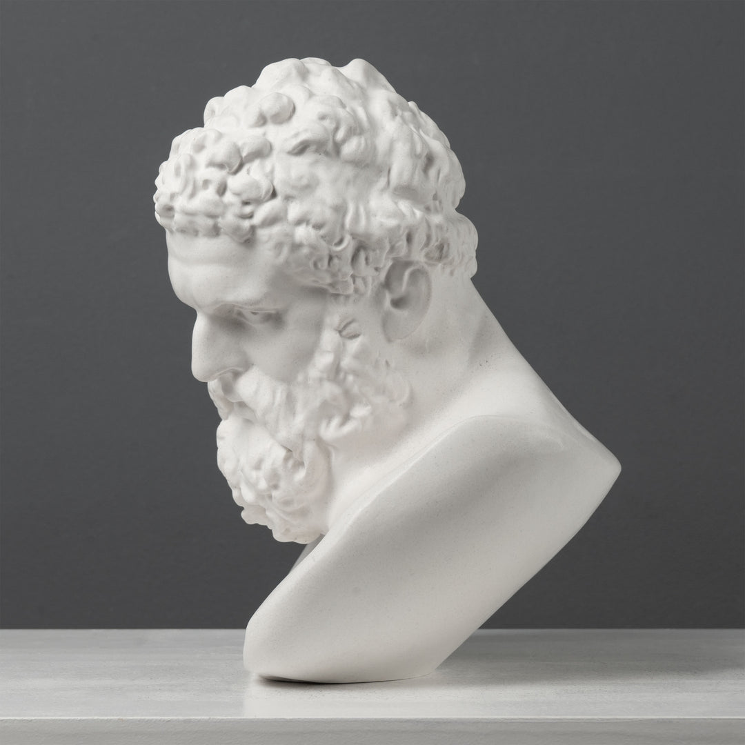 Busto De Hércules – Héroe Griego De La Fuerza Y El Poder
