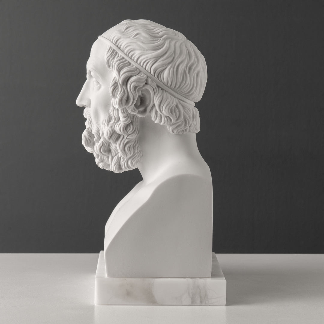 Busto de Homero — Padre de la épica y la mitología griegas