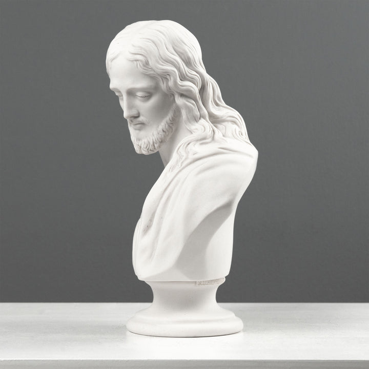 Escultura de busto de Jesús – Representación sagrada