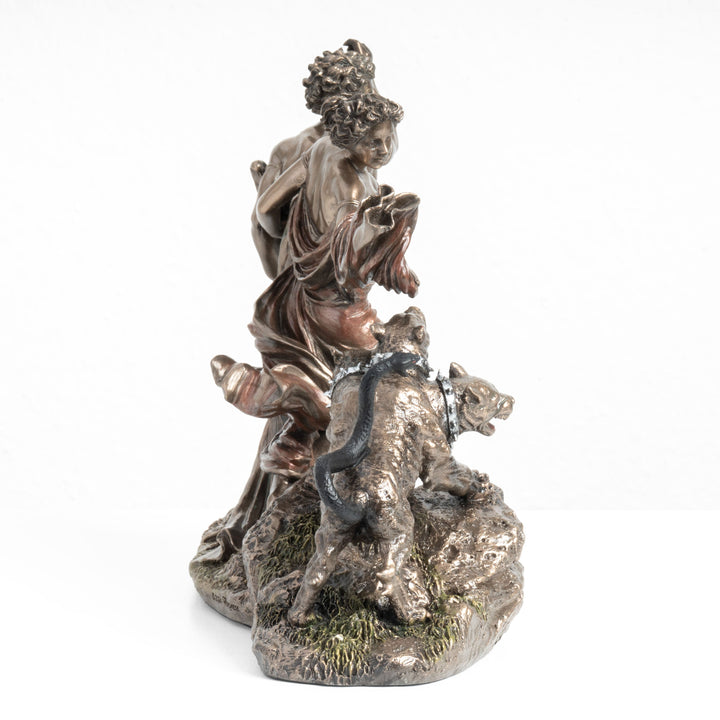 Estatua de Orfeo y Eurídice – Huyendo del Inframundo (Escultura en Bronce Fundido en Frío)