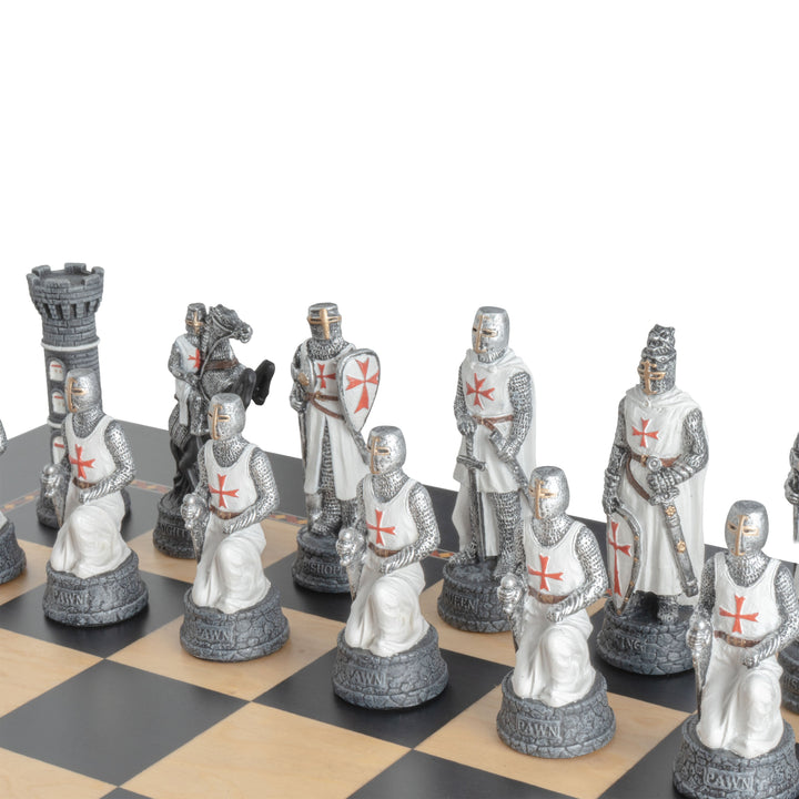 Juego de Ajedrez Temático Caballeros Templarios