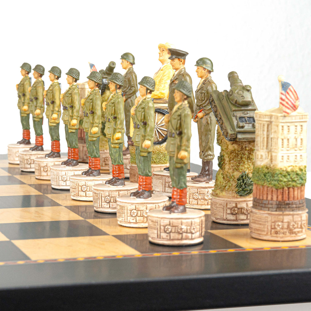 Juego de Ajedrez Temático de la Segunda Guerra Mundial