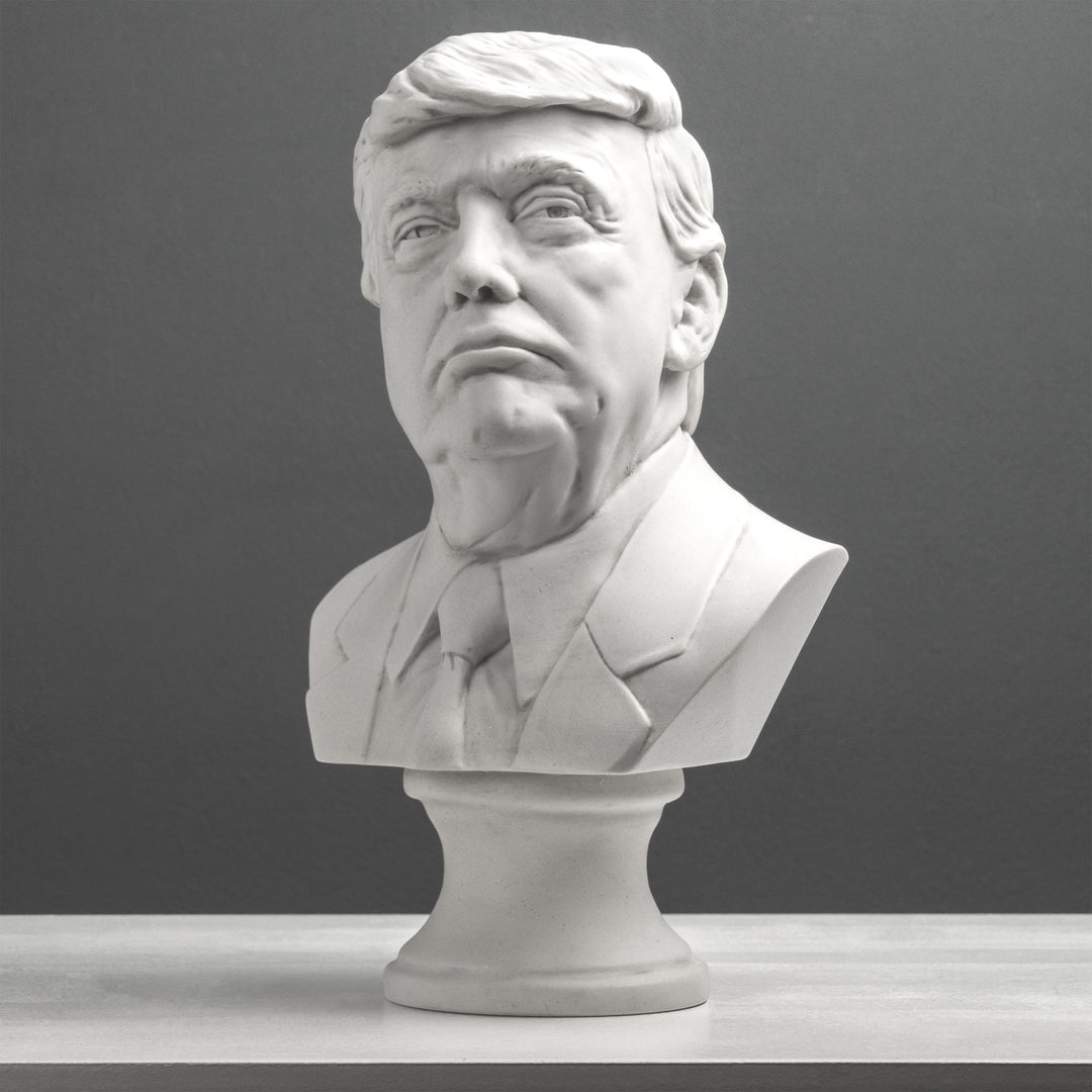 Escultura de busto de Donald Trump – 45.º presidente de los EE. UU.