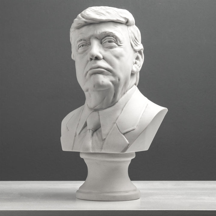 Escultura de busto de Donald Trump – 45.º presidente de los EE. UU.