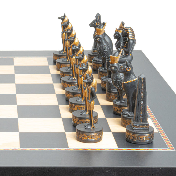Juego de Ajedrez Temático del Antiguo Egipto