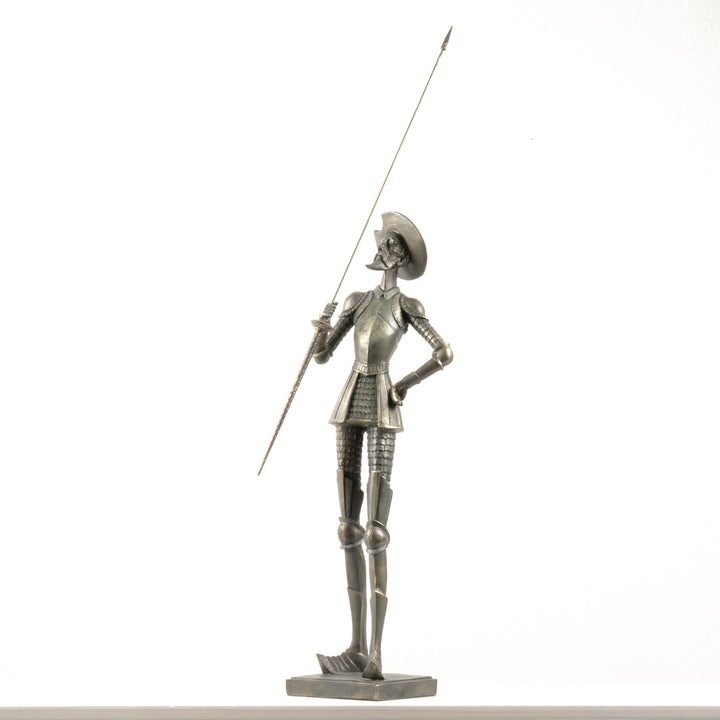 Don Quijote de la Mancha Estatua (Escultura Decorativa con Acabado en Bronce)