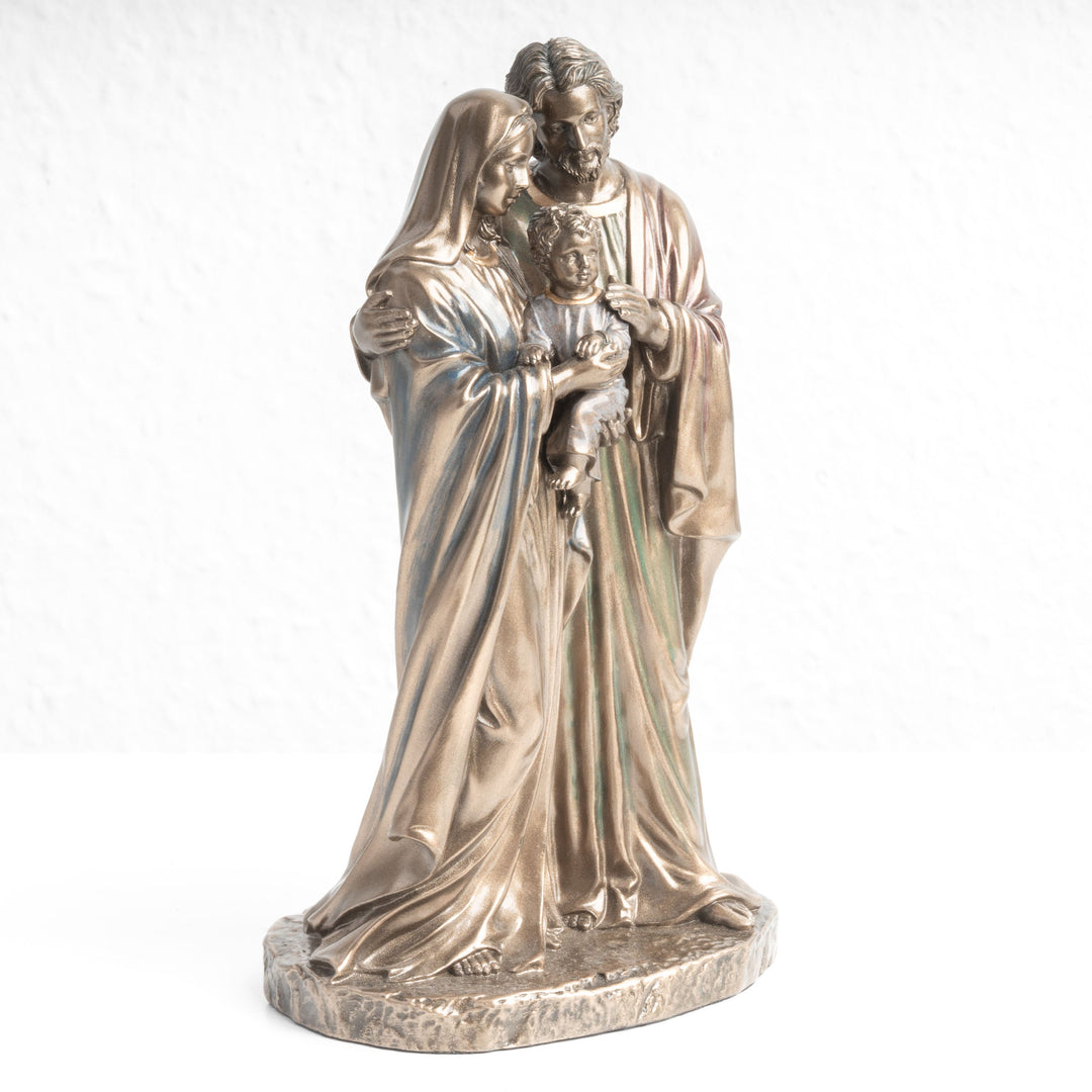 Estatua de la Sagrada Familia – Protectora de las Familias Cristianas (Escultura en Bronce Fundido en Frío)