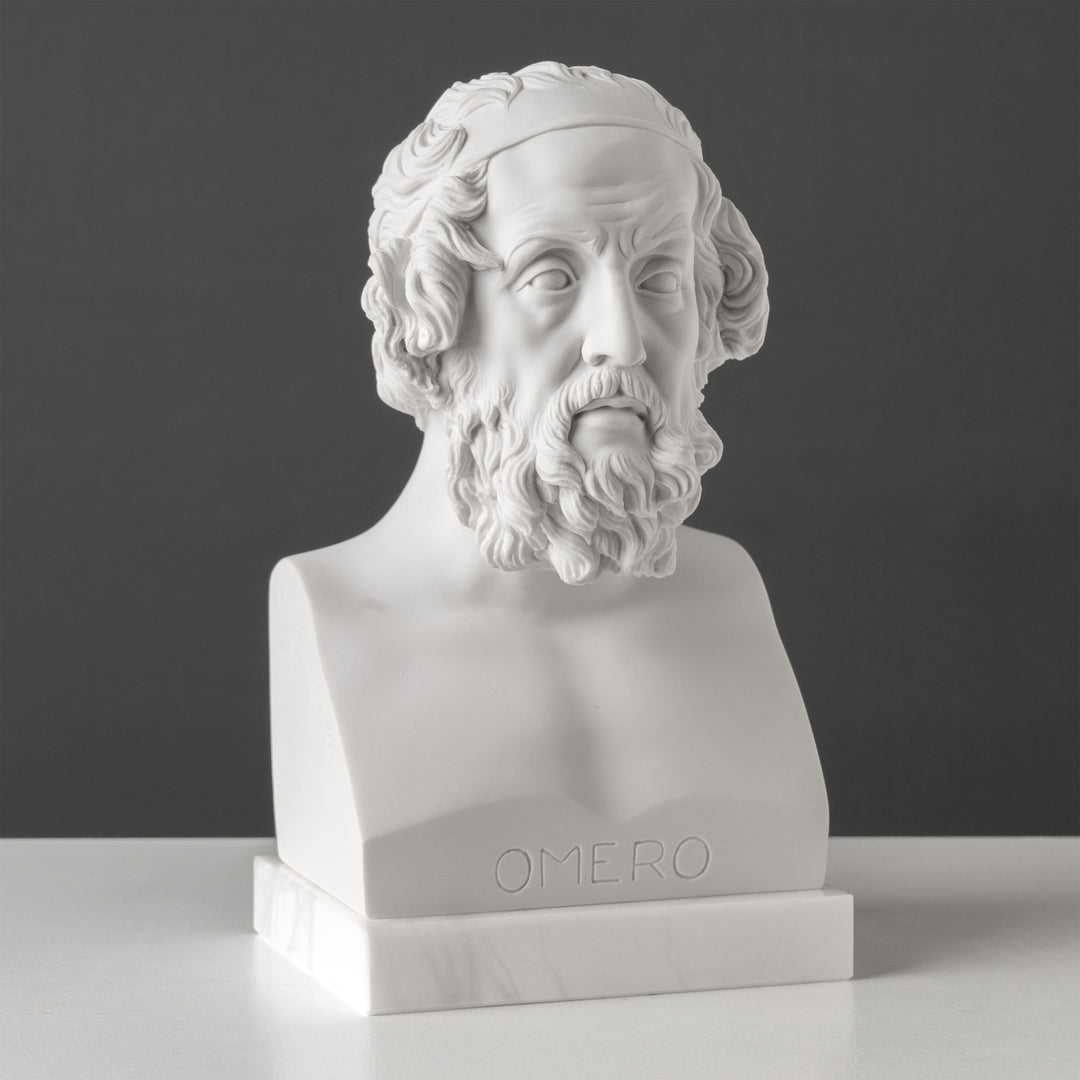 Busto de Homero — Padre de la épica y la mitología griegas