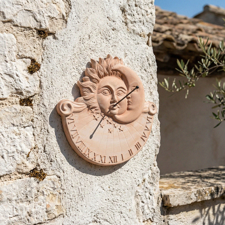 Reloj de sol italiano de terracota