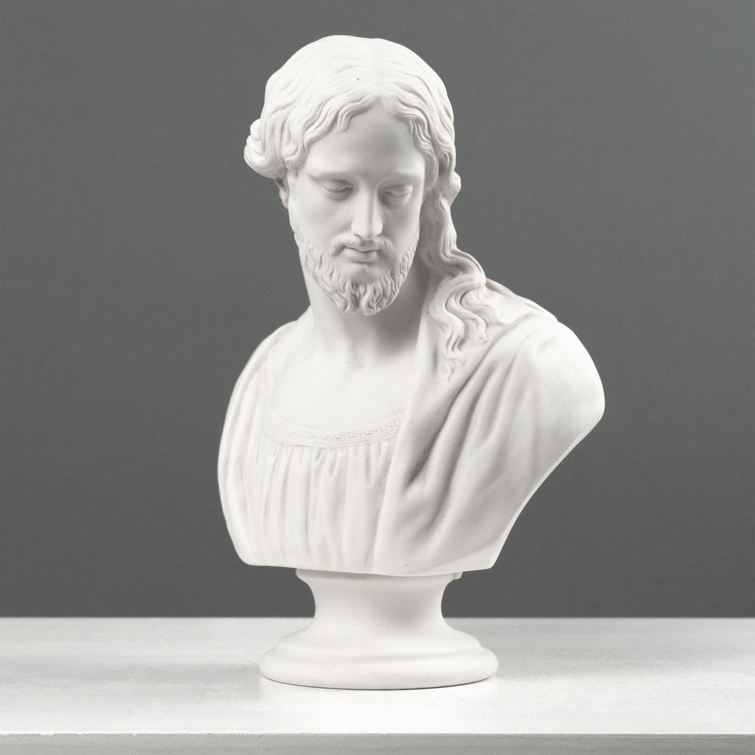Escultura de busto de Jesús – Representación sagrada