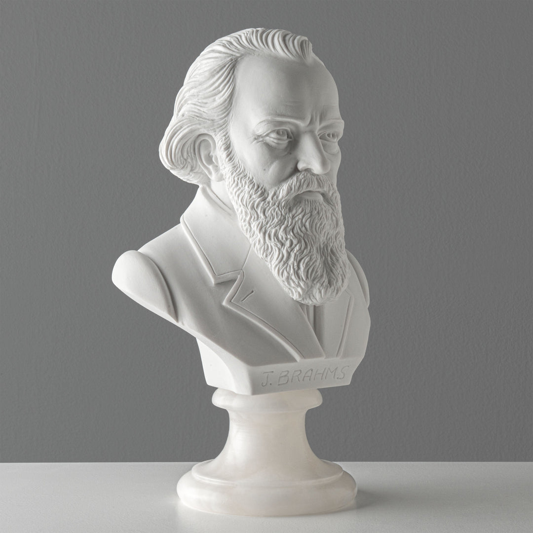 Busto de Johannes Brahms — Maestro de la Armonía Romántica