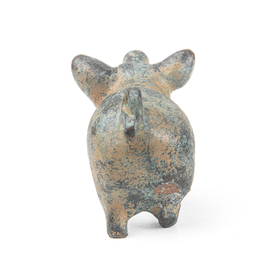 Estatua de cerdo (bronce)