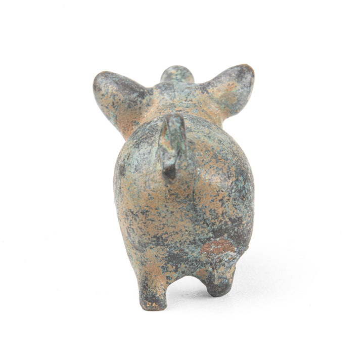 Estatua de cerdo (bronce)