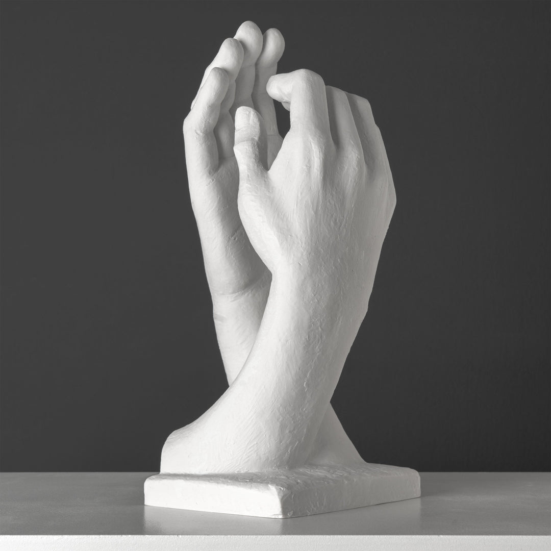 Estatua de la Mano de la Catedral de Rodin (Grande, Blanca)