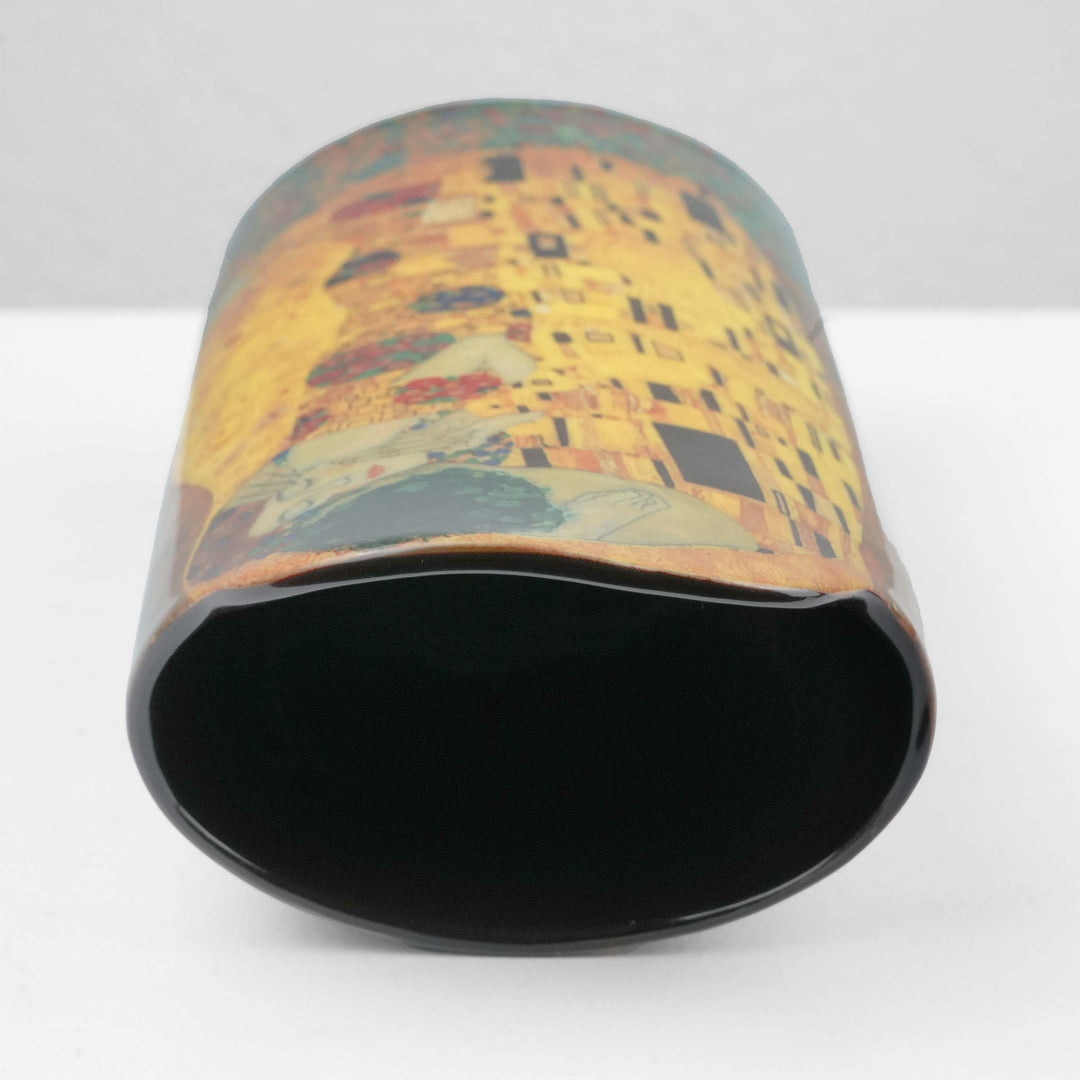 Jarrón de Cerámica "El Beso de Klimt"