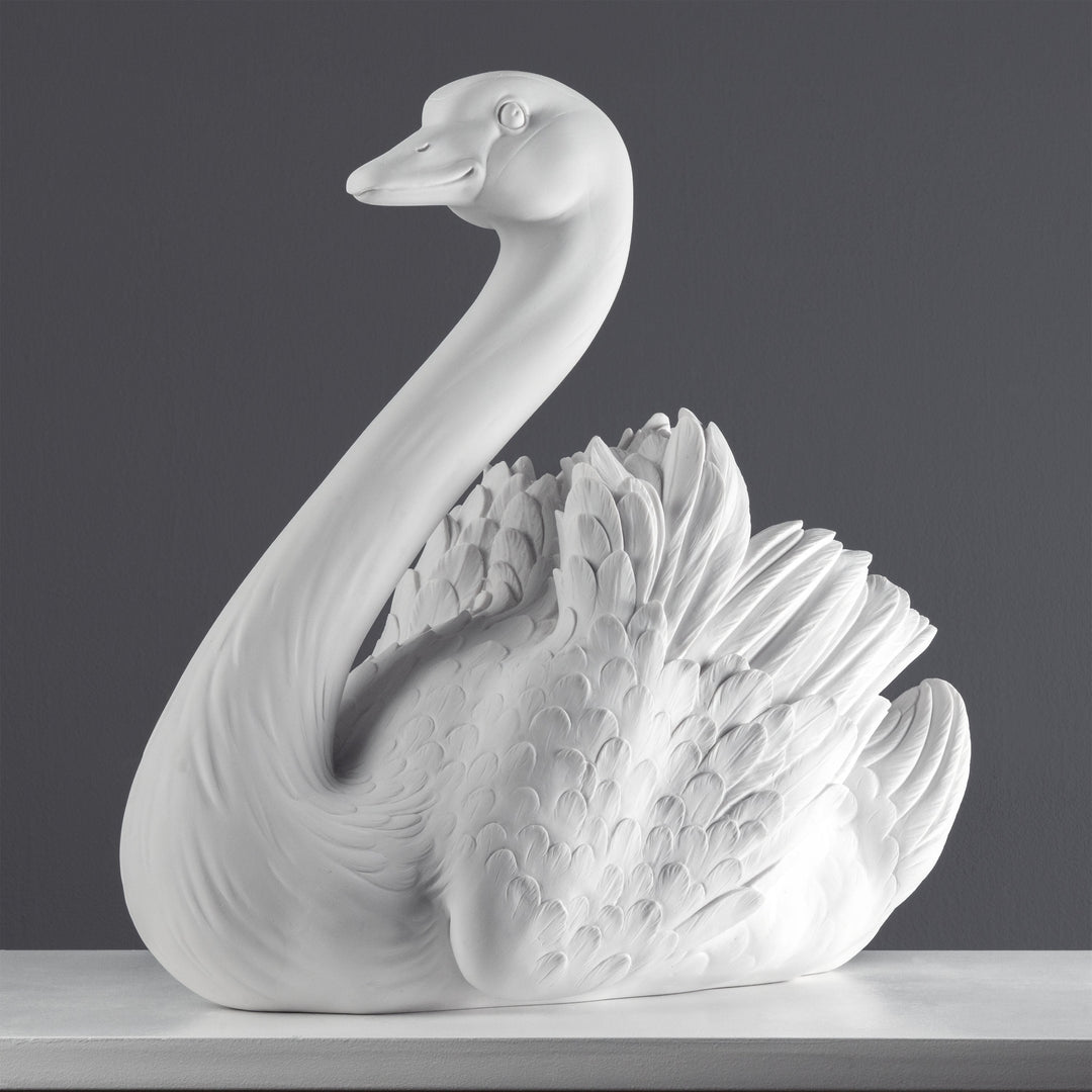 Estatua de Cisne Blanco (Grande)