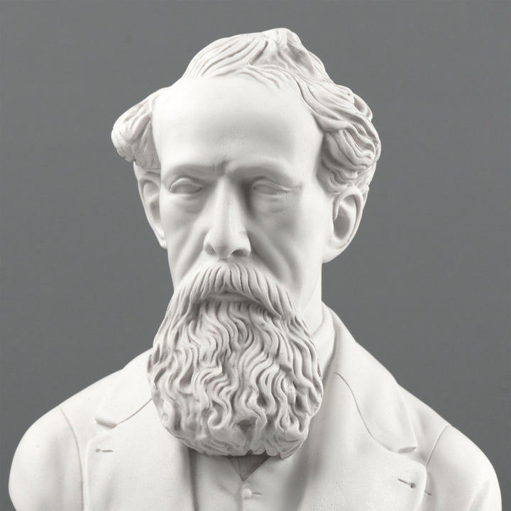 Escultura de busto de Charles Dickens – Estatua del escritor inglés