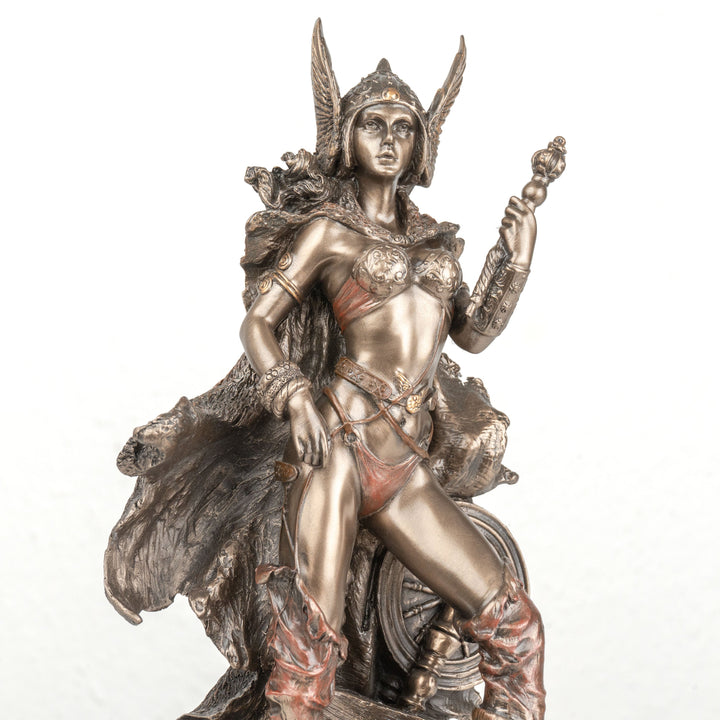 Estatua de Frigg — Diosa nórdica del matrimonio (Bronce fundido en frío)