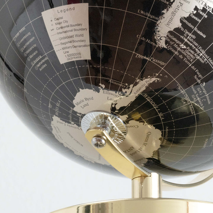 Globo de Oro y Negro (Decoración Moderna)