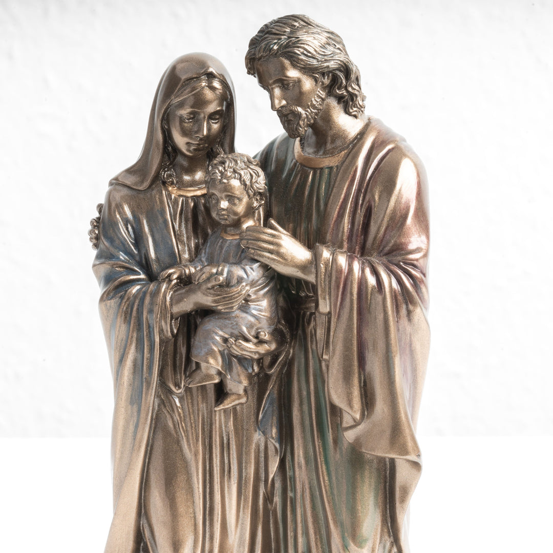 Estatua de la Sagrada Familia – Protectora de las Familias Cristianas (Escultura en Bronce Fundido en Frío)