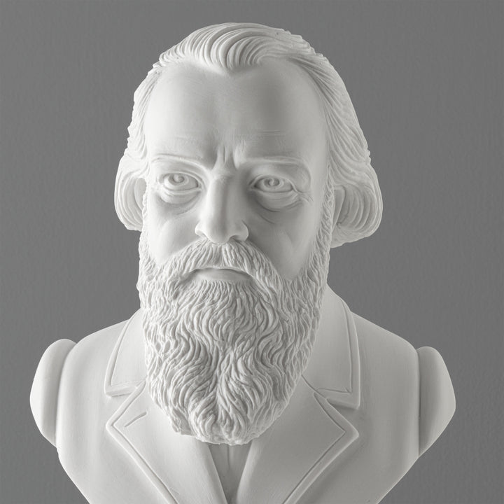 Busto de Johannes Brahms — Maestro de la Armonía Romántica