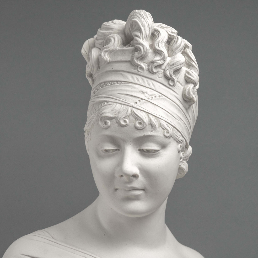 Escultura de busto de Madame Récamier – Estatua neoclásica francesa