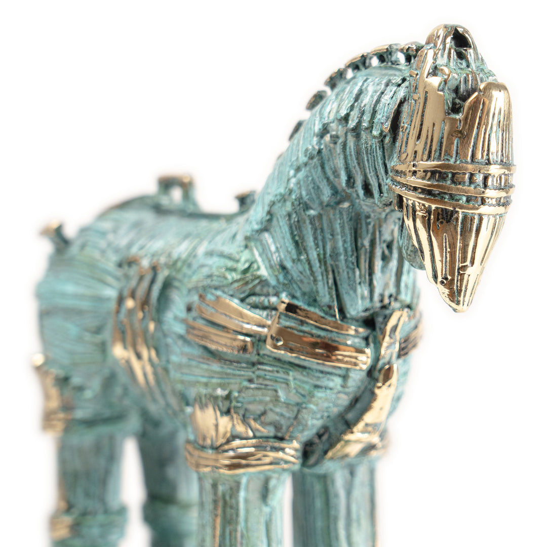 Estatua del Caballo de Troya (Escultura de latón)
