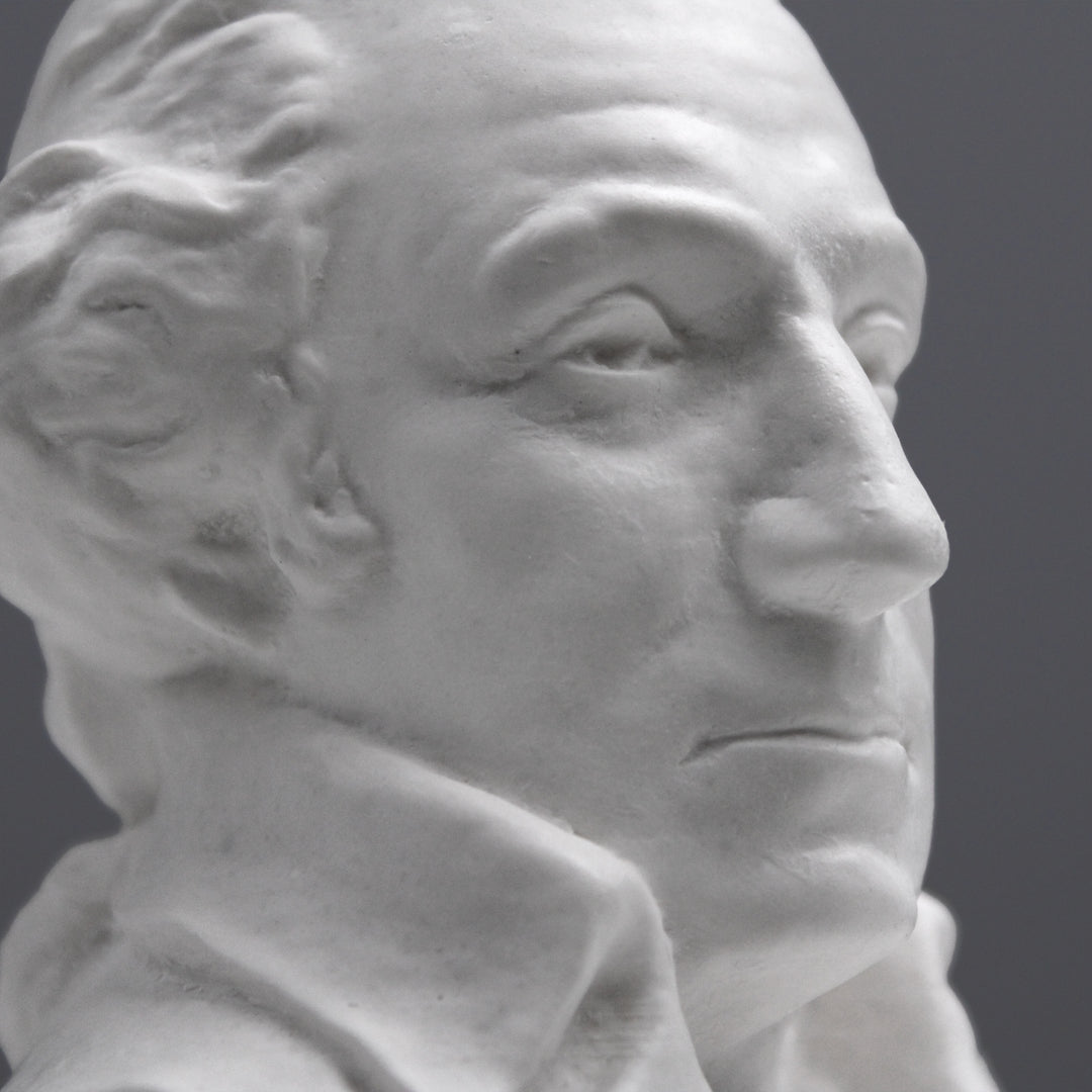 Busto de Washington con base de mármol negro