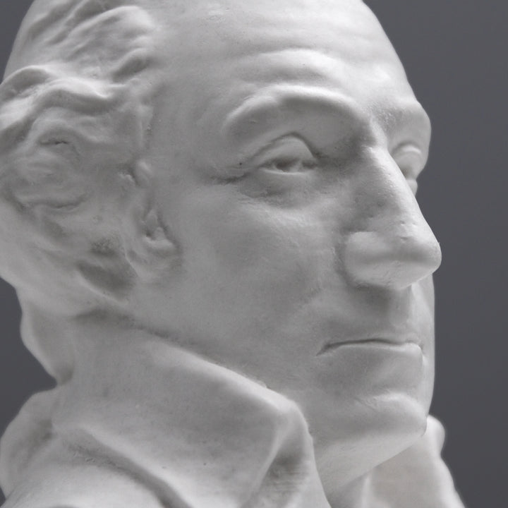 Busto de Washington con base de mármol negro