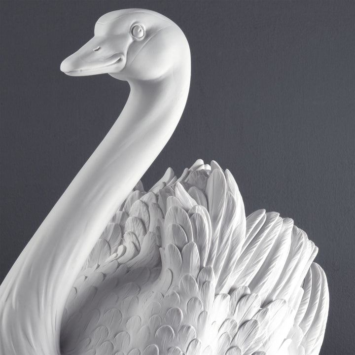 Estatua de Cisne Blanco (Grande)