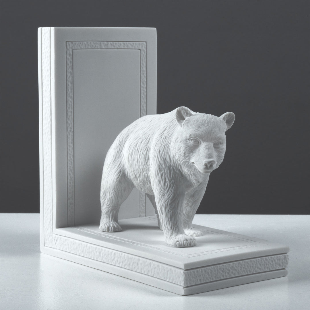 Sujetalibros Toro y Oso — Símbolos de Fuerza y Equilibrio