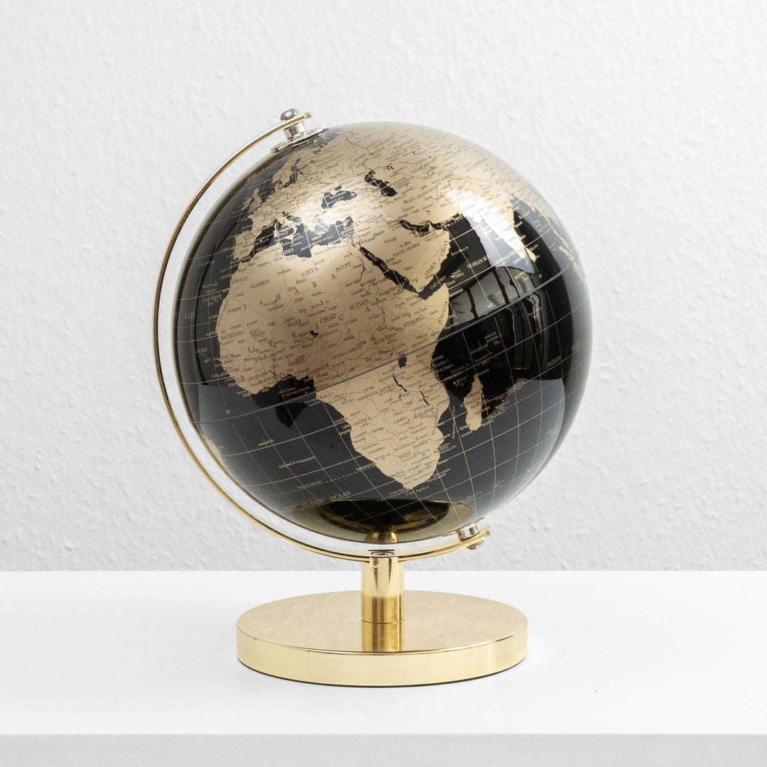 Globo de Oro y Negro (Decoración Moderna)