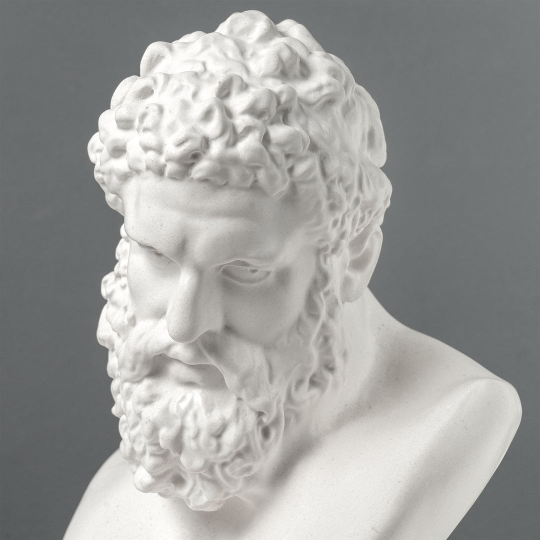 Busto De Hércules – Héroe Griego De La Fuerza Y El Poder