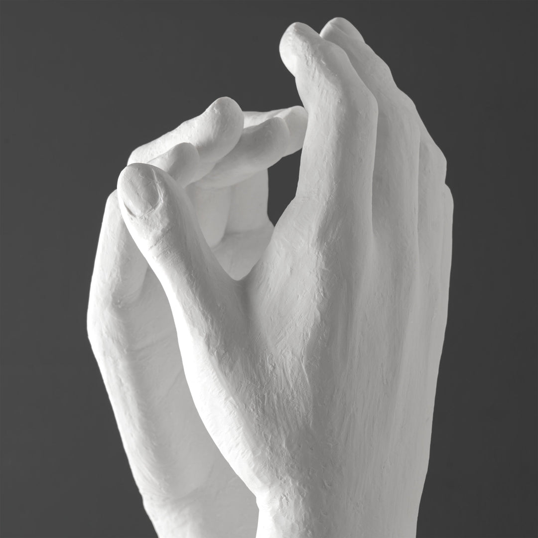 Estatua de la Mano de la Catedral de Rodin (Grande, Blanca)