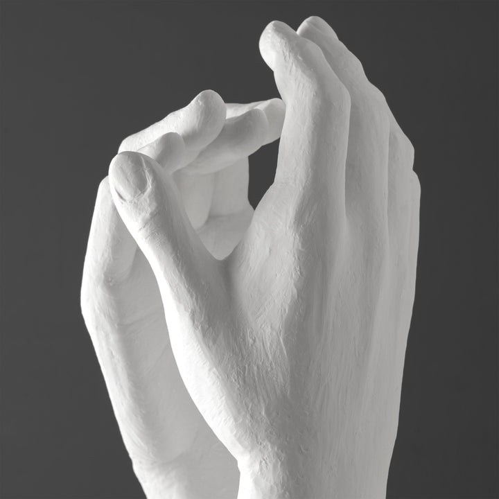 Estatua de la Mano de la Catedral de Rodin (Grande, Blanca)