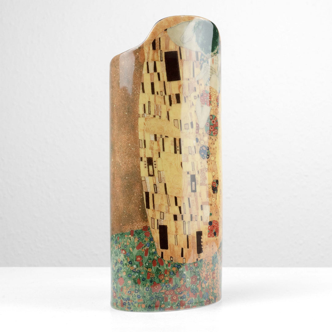 Jarrón de Cerámica "El Beso de Klimt"